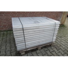 Roestvrij stalen montage plaat 4mm dikte, 130cm x 80cm. 